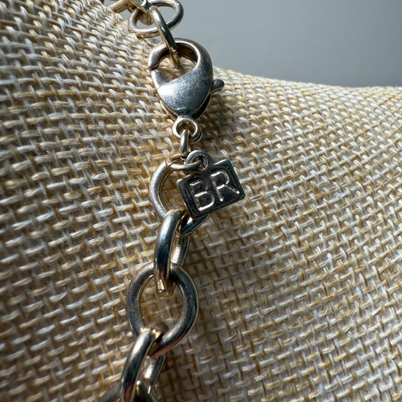 Banana Republic Gold and Crystal Look Statement Necklace - Picture 5 of 10